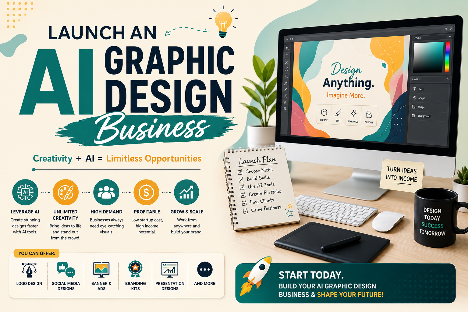 Launch an AI Graphic Design Business