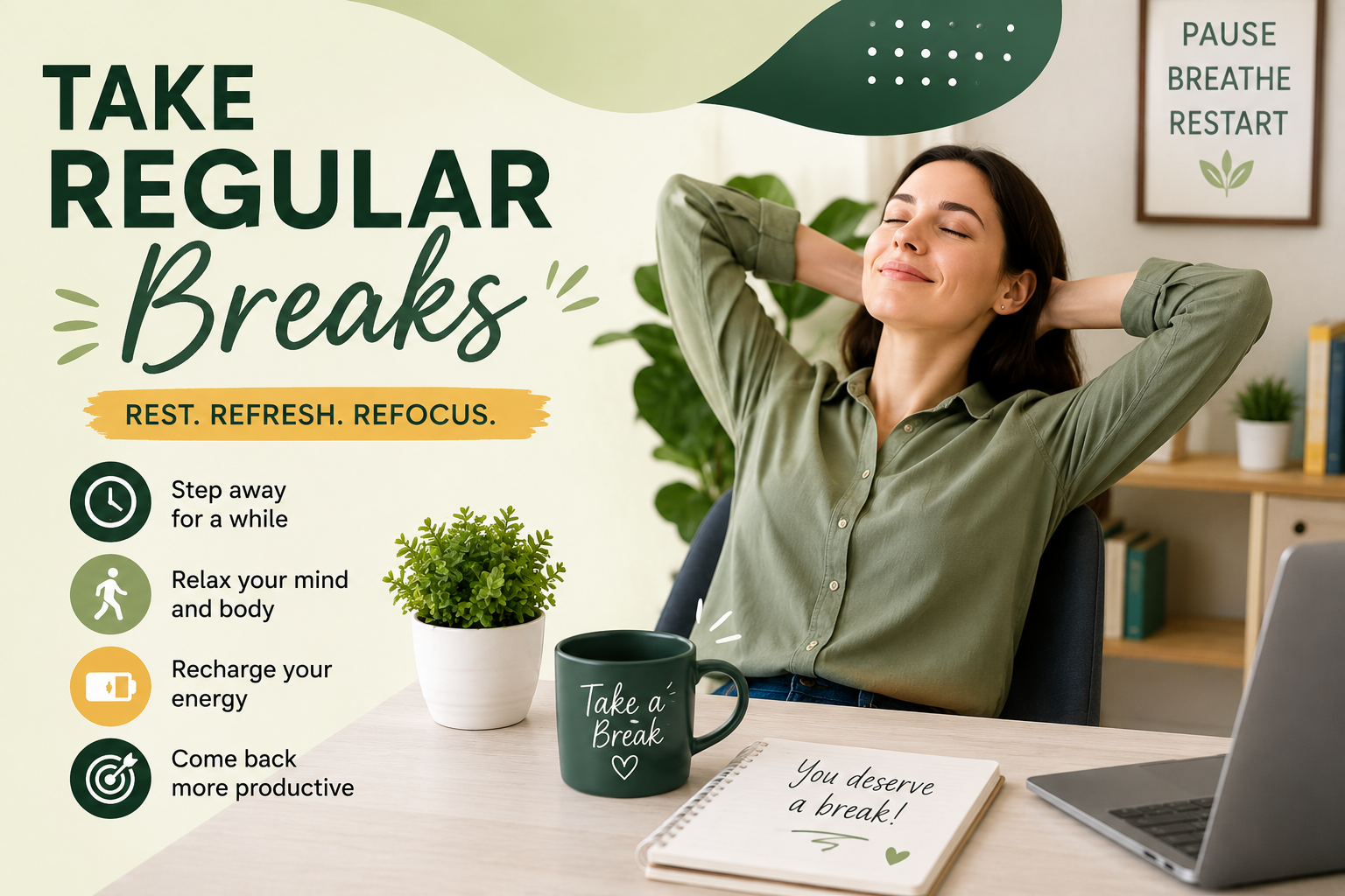 Take Regular Breaks 