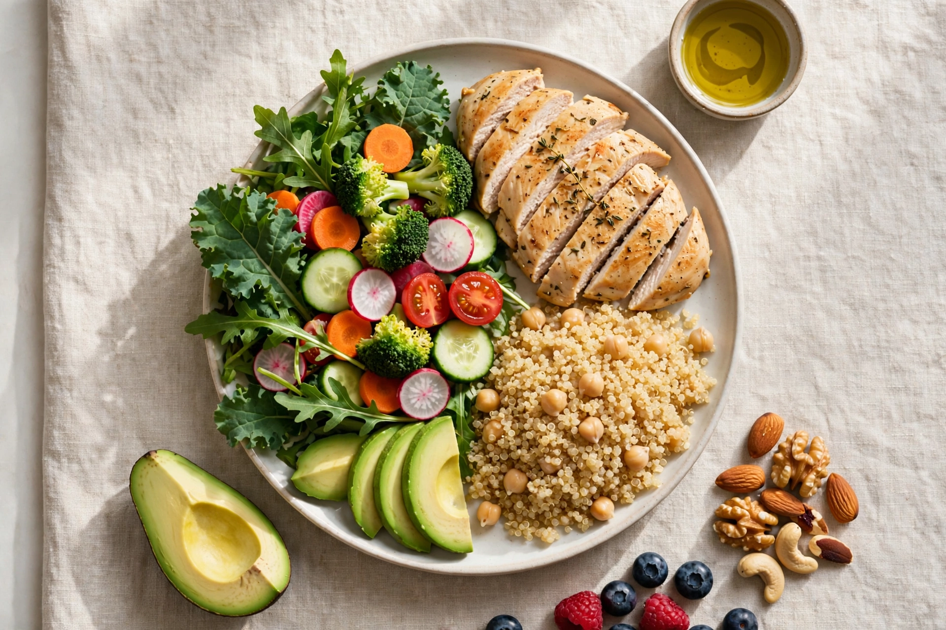 Eat a Balanced, Whole-Food Diet