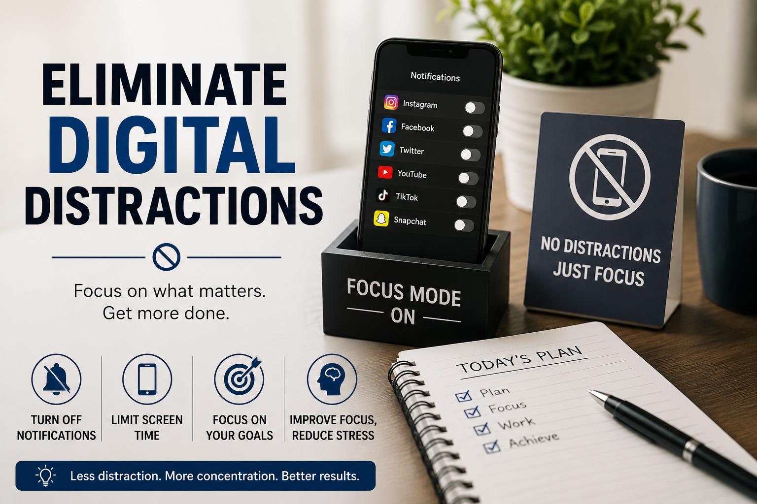 Eliminate Digital Distractions