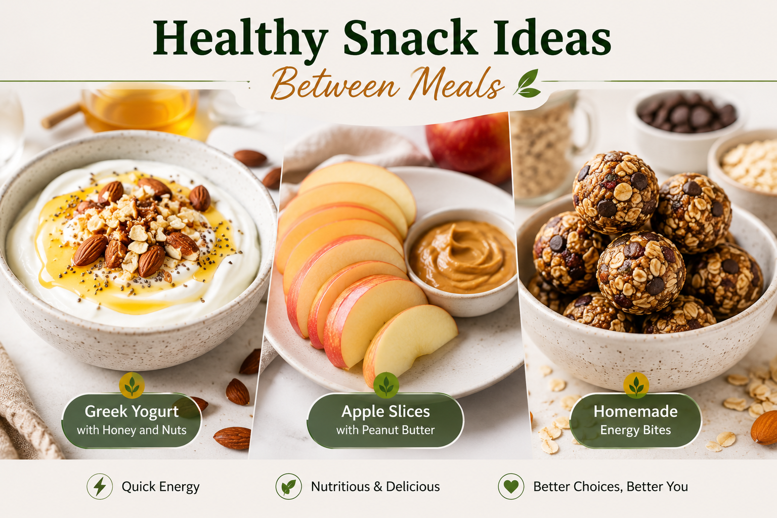 Healthy Snack Ideas Between Meals