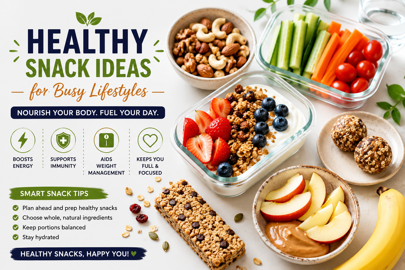 Healthy Snack Ideas for Busy Lifestyles