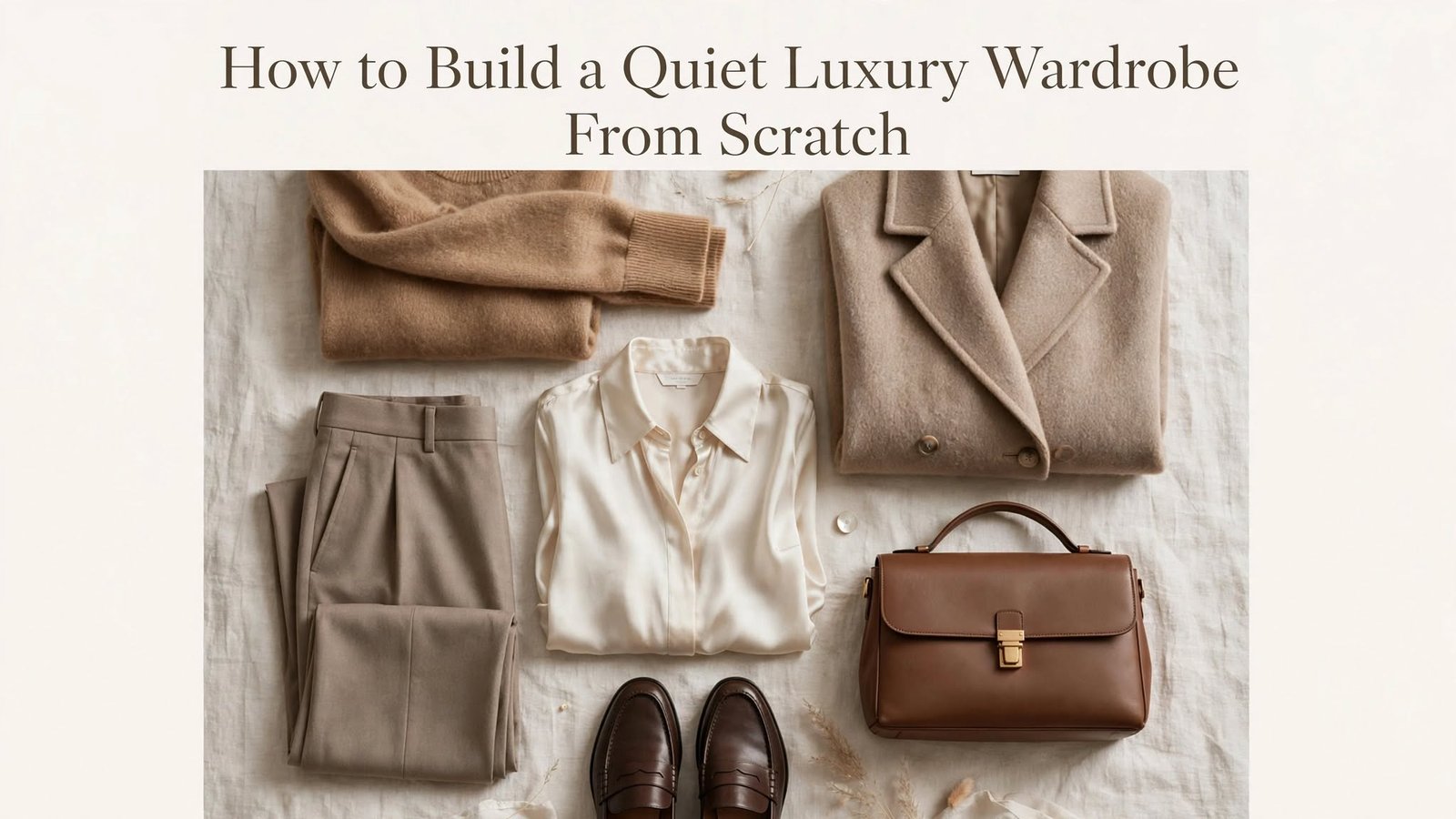 How to Build a Quiet Luxury Wardrobe From Scratch
