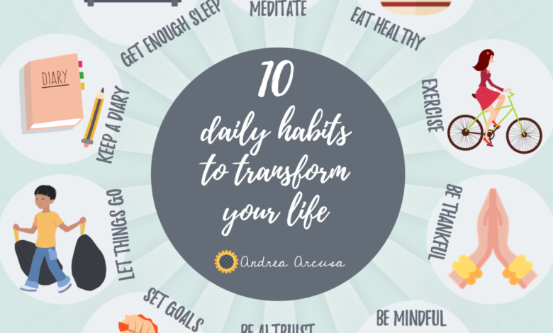 10 Daily Habits for a Healthy Lifestyle