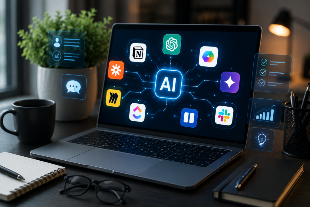 Best AI Productivity Apps in 2026: Boost Efficiency AI productivity apps