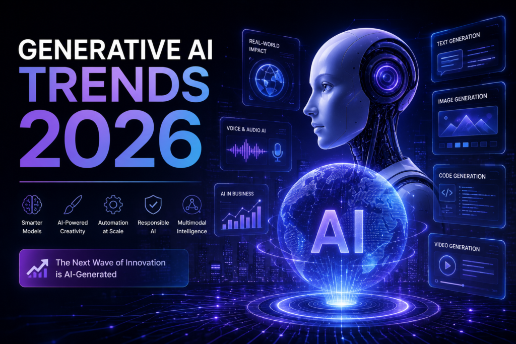 Top 10 Generative AI Trends 2026 You Need to Know Generative AI Trends 2026