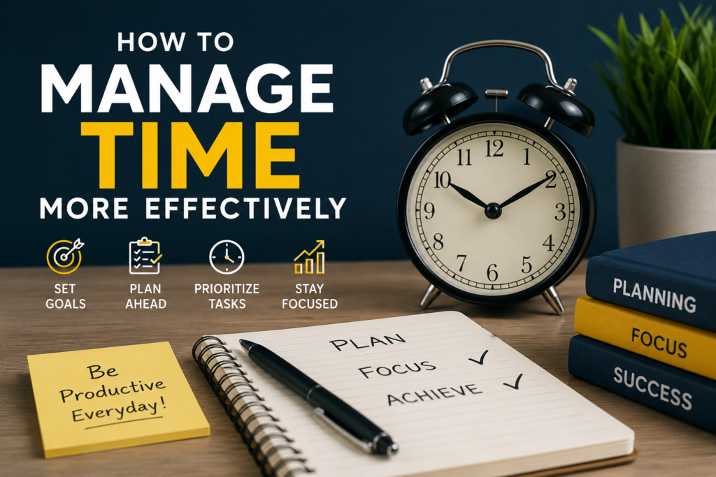 How to Manage Time More Effectively