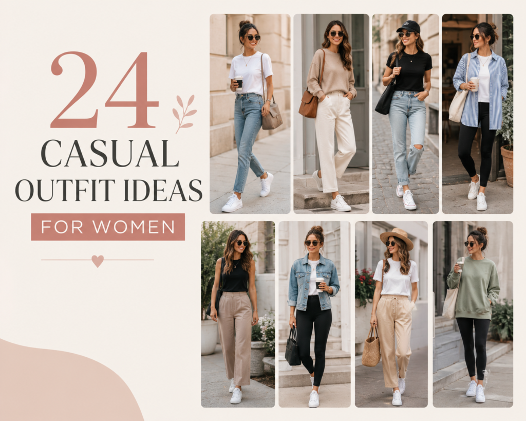 24 Casual Outfit Ideas for Women in 2026 That Look Effortless and Current 24 Casual Outfit Ideas for Women