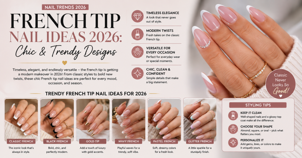 French Tip Nail Ideas 2026