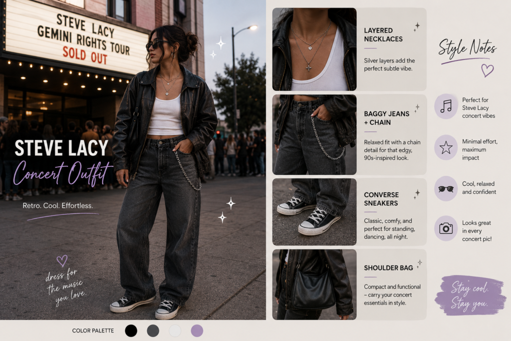 Steve Lacy Concert Outfit: What to Wear to His Show & How to Get The Look Steve Lacy Concert Outfit