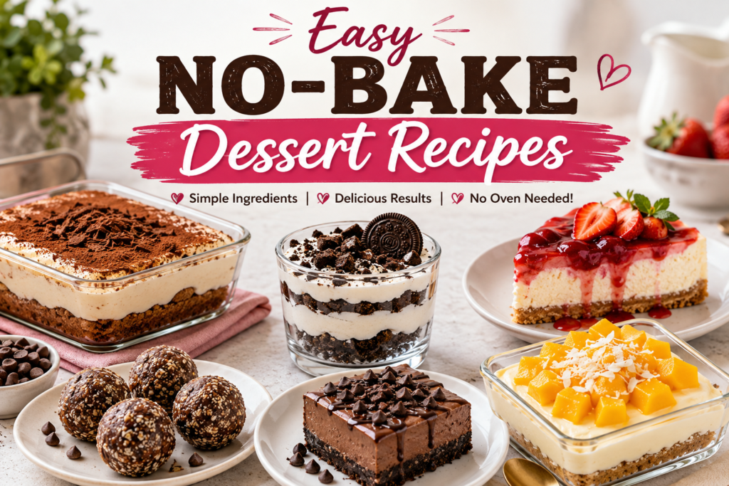 Easy No-Bake Dessert Recipes